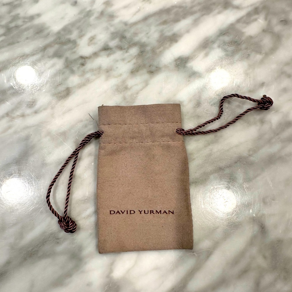 David Yurman Small Light Grey Pouch